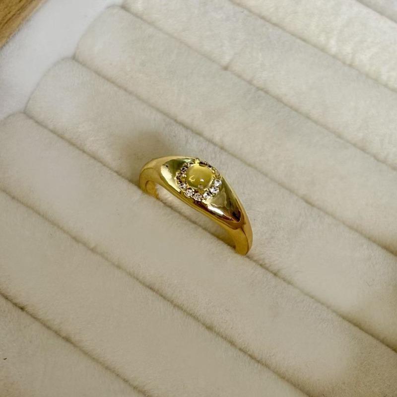 925 Sterling Silver Retro Plain Silver Ring for Women Does Not Fade, Light Luxury, High-end Sense, Versatile Opening Fashion Personality Ring