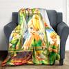 1Pc Tinkerbell'S Garden Blanket Soft And Comfortable Casual Warm Camping Travel Christmas Halloween Xmas Gift M924552