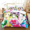 3D Cartoons LoveLive! School Idol Project Bedding Sets Duvet Cover Set with Pillowcase Twin Full Queen King Bedclothes Bed