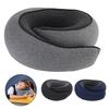 Lightweight U-shaped Pillow Memory Foam Snail Pillow Travel Neck Pillow Portable Travel Neck Support Soft Noon Break Sleep Pillows Adjustable