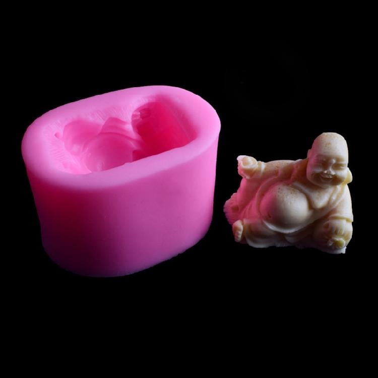 Maitreya Statue Candle Mold Multifunction Crystal Epoxy Resin Silicone Mold
