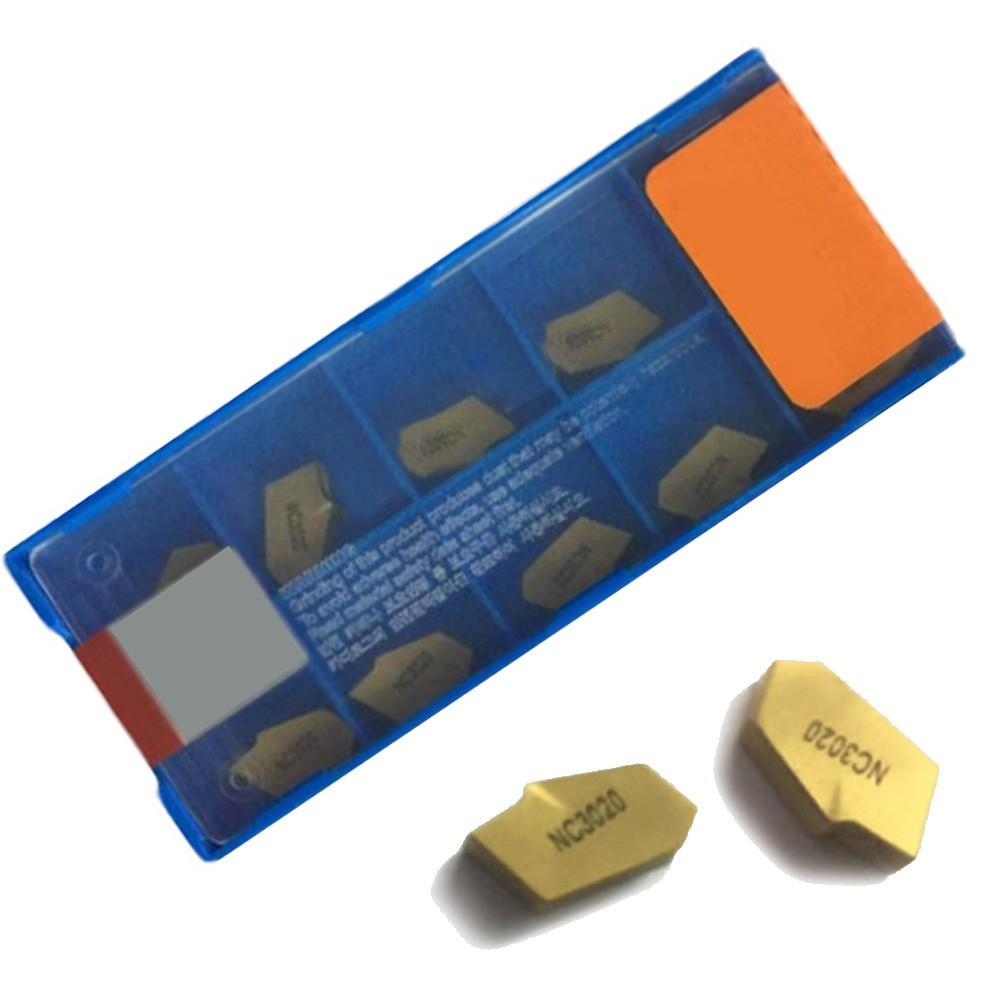10ks SP400 NC3020 GTN-4 Zapichovací a upichovací karbidové vložky 4mm šířka ZQMX4N11-1E