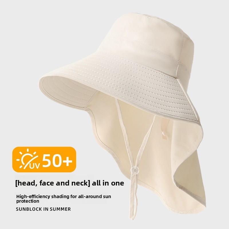 

Summer Outdoor Sun Hat With Large Brim Uv Protection For Hiking And Fishing Enthusiasts