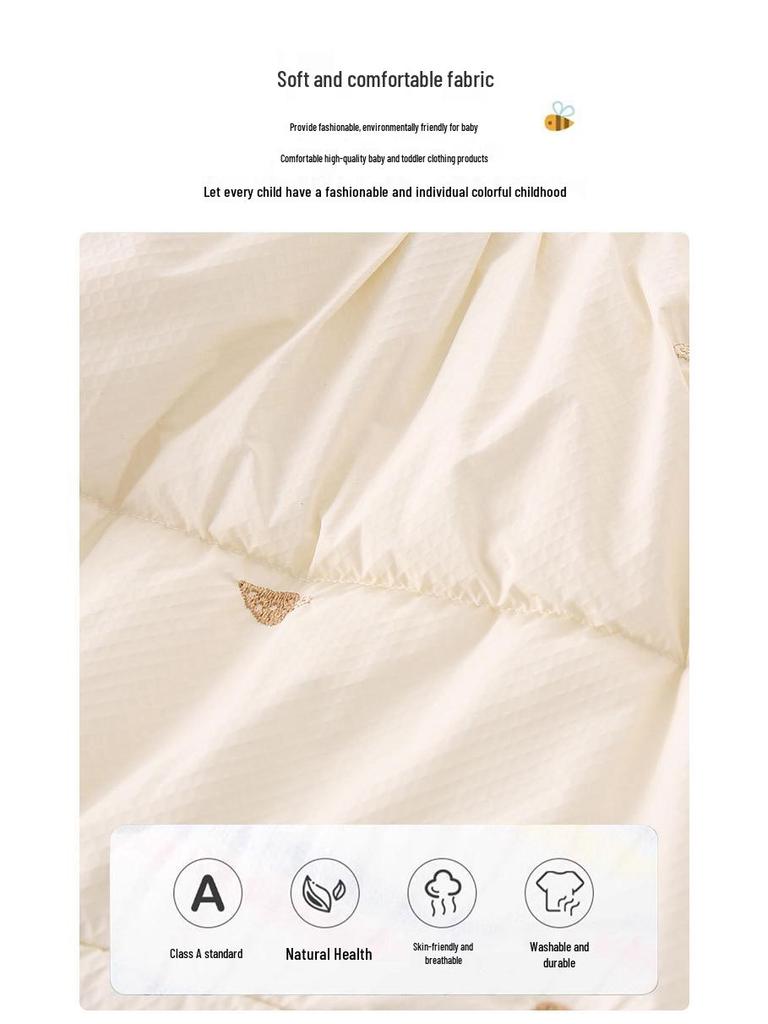 Thickened Fleece-Lined Winter Jumpsuit for Newborn Baby Girls - Cute Hooded Outfit for Outings