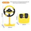 Douyin Children's Steering Wheel Toy for Rear Seat Learning and Play