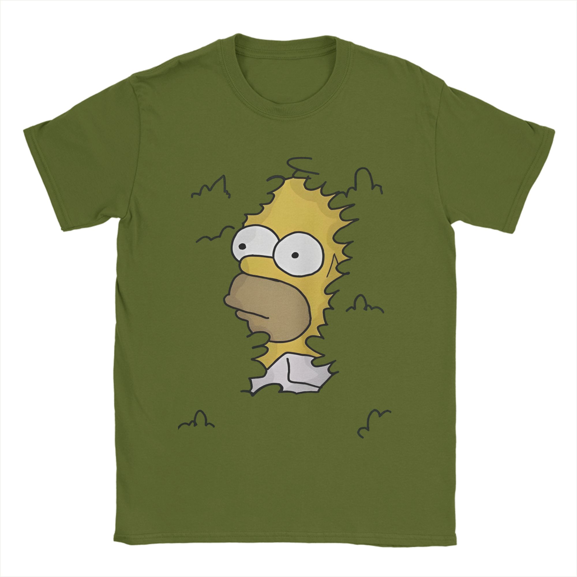 

The SSimpsons T Shirt for Unisex Women Pure Cotton Fun TShirts Crewneck Cartoon Tees Short Sleeve Tops Plus Size S
