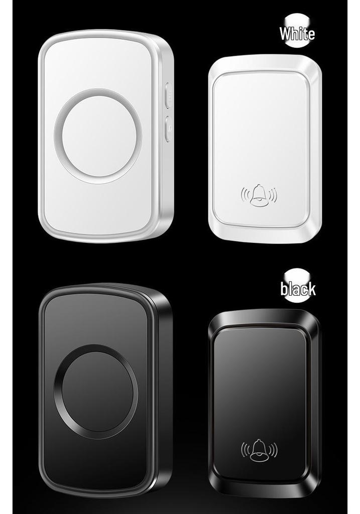 Wireless Waterproof Self-Powered Doorbell for Home with Ultra-Long Range & Battery-Free Remote for Elderly