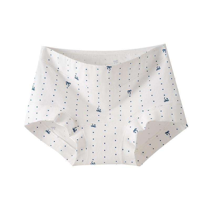 

Женское нижнее белье больших размеров из чистого хлопка с высокой талией, облегающее живот, антибактериальное, с удлиненной ластовицей, плоского кроя M