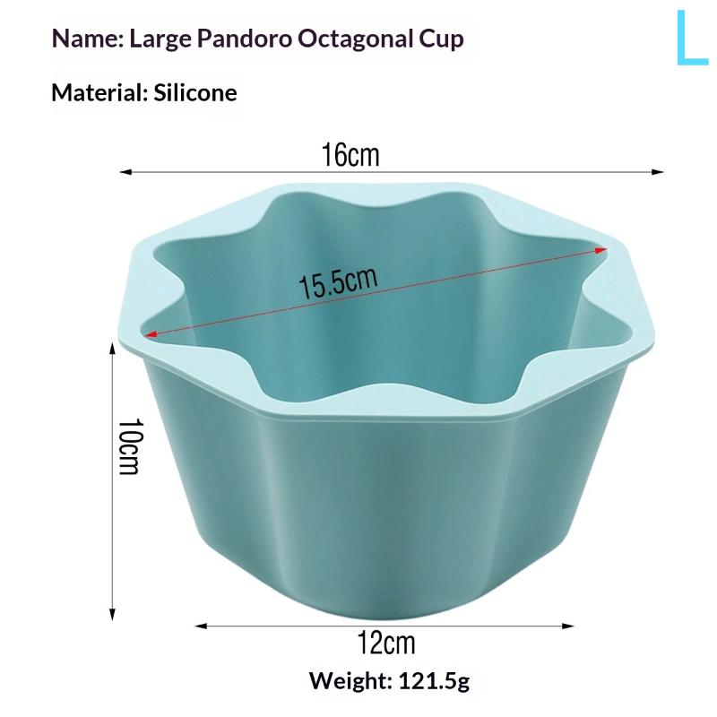 Stampo Ottagonale in Silicone per Alimenti Antiaderente Strumenti da Forno per Mousse, Budino, Pasticceria e Preparazione di Dolci