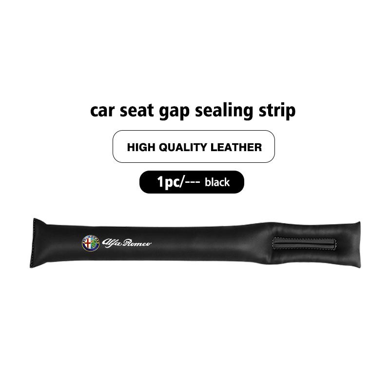 For Alfa Romeo 1/2PCS Leather Car Seat Gap Filler Seat Gap Leak Proof Strip Interior Accsesories Giulia 147 Mito 156 159 166 GT