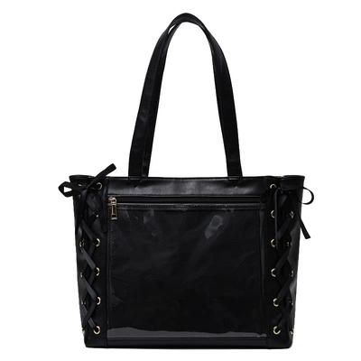 Ita Ita Tote Oshikatsu Ita Otaku A4 Groß Hellrosa [Harujio] Tasche, Tasche, Tasche, Tasche, Tasche, Tasche, Größe, Niedlich, Fassungsvermögen, Beliebt, Schnürung, Schleife, Schwarz,