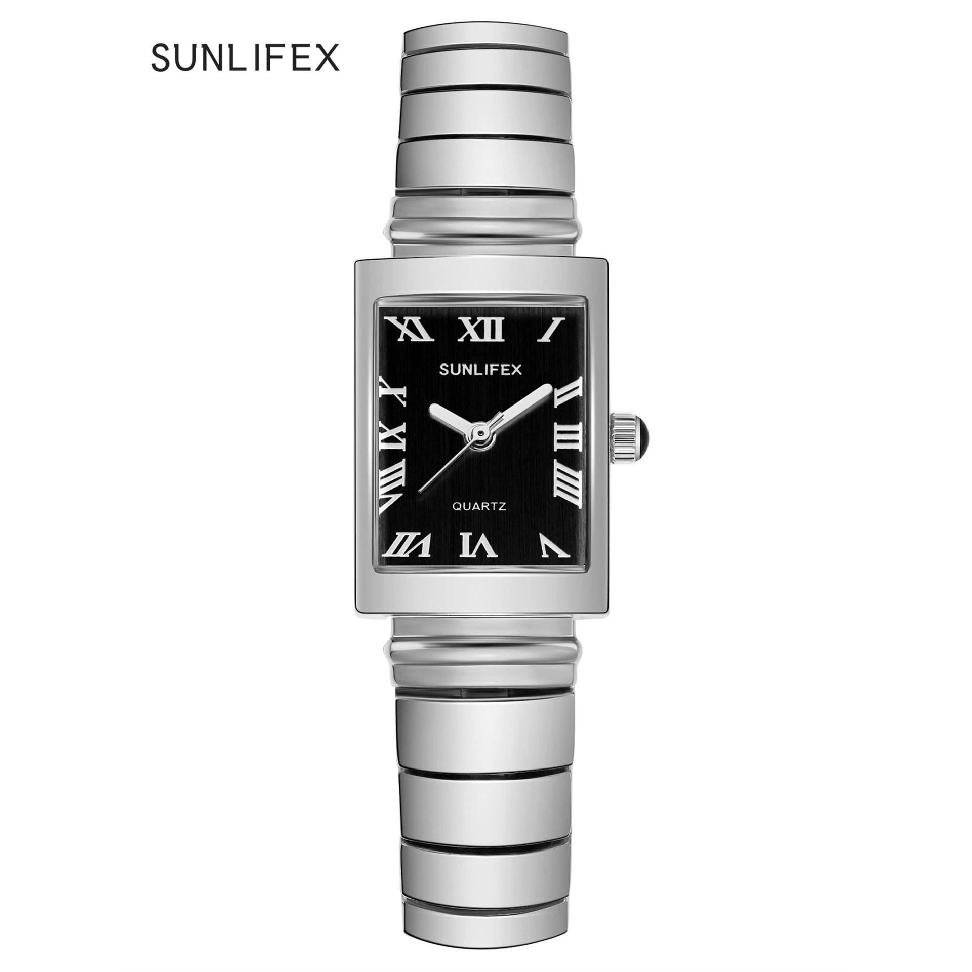 

Sunlifex Fashion High-Value Classic Women S Watch Square Steel Belt Bracelet High-End Watch Women S Watch