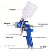 European Style Automotive Paint Spray Gun H2000 - High Atomization for Furniture and Car Repairs