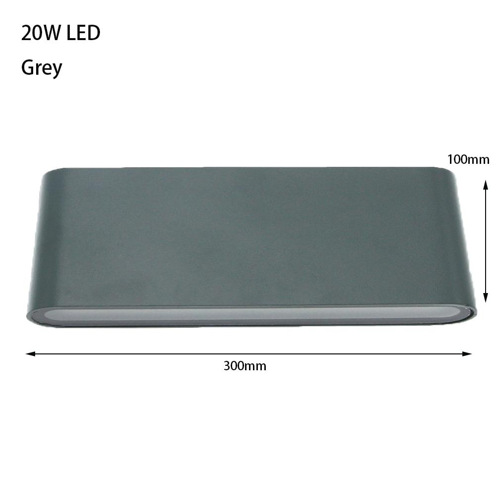 6W 12W 24W LED Outdoor Waterproof Wall Lamp Bedroom Living Room Balcony Wall Light Aluminum Exterior Wall Lamp Sconce Fixtures