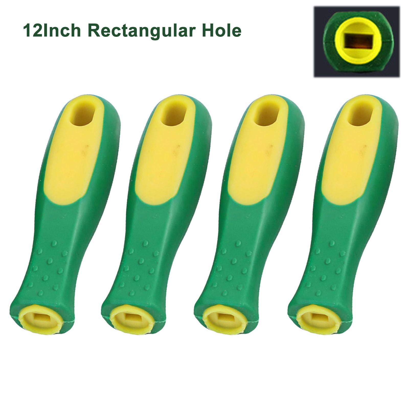 

File Handle Rubber Tools Wood Rasp 4-1/3 Inch 4pcs 12inch Rectangular Hole