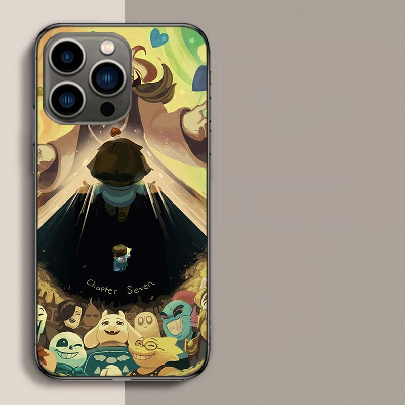 Chapter art Undertale Phone Case For Iphone 17 Air 15 Pro 14 Plus 16 Pro Max 17E 16E 12 13 Mini 11 Cover Cute Fundas
