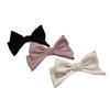 Cute 3D Bow Princess Hairpin Large Bow Solid Color Ponytail Braid Claw Clip Hair Accessories Girls