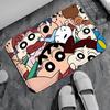 C-crayons-S-Shins-Chan CUTE Entry Door Floor Mat Festive Decorations Carpet Bathroom Anti-slip Mat Entrance Doormat
