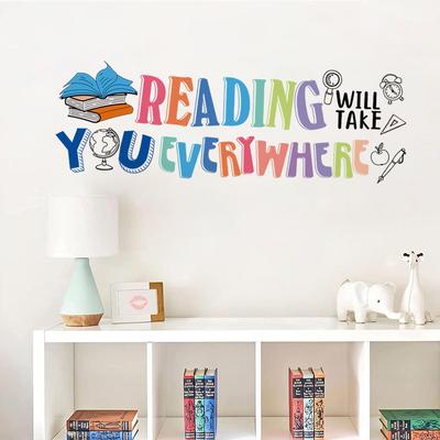 Inspirational English Wall Stickers for Study & Bedroom Decor - 2026 Collection