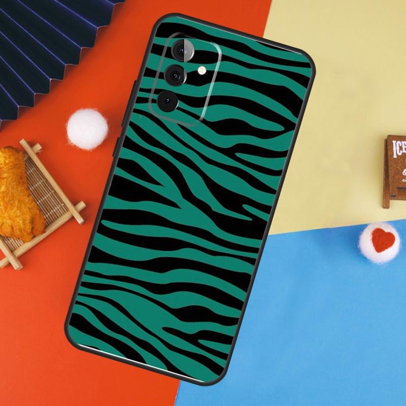Zebra Stripe Print Case For Samsung Galaxy A56 A36 A16 A06 A13 A33 A53 A52 A32 A12 A54 A34 A14 A15 A35 A55 A17