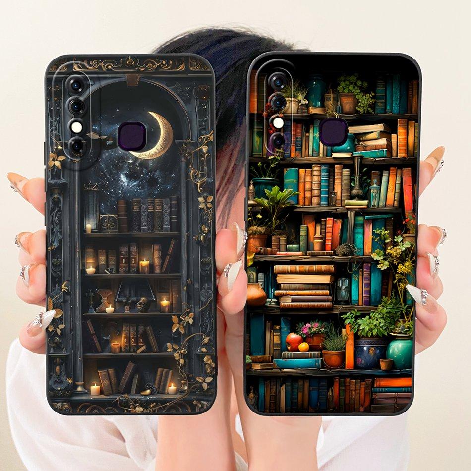 For Infinix Hot 8 / Hot 8 Lite X650 X650C X650B X650D Fashion Dusk Beach Painting Phone Case Shockproof Soft Silicone Bumpers