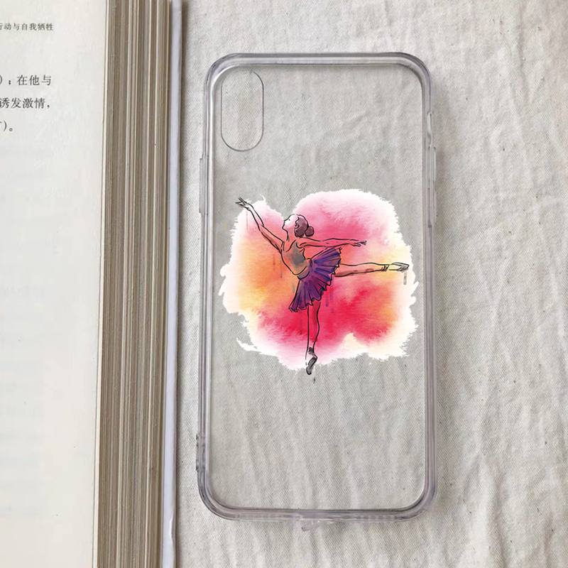 Ballerina Tanz Ballett Mädchen Handyhülle für iPhone 11 12 13 mini pro XS MAX 8 7 6 6S Plus X 5S SE 2020 XR Hülle