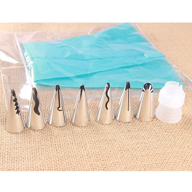 Tüllen-Set Einfache Reinigung Kuchen Dekorieren Tüllen-Set Küche Lebensmittelqualität Blume Frosting-Tülle für Kuchen Desserts