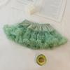 Girls' Fairy Princess One-Piece Swimsuit with Ruffled Mesh Skirt