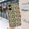 Cartoon Cockatiel Collage Case For Realme 15 14 13 12 11 Pro Plus GT6 GT7 Pro C55 C51 C35 C53 C61 C65 C67 C63 C71 C75