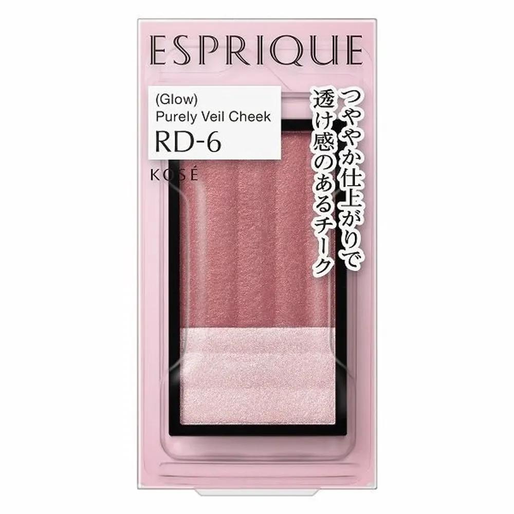 ESPRIQUE Purely Veil Румяна Сменная часть RD-6 Красный 3,3 г Тени для век Косметика Цвет румян Макияж Цвет теней Макияж