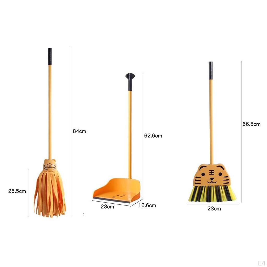 Children's Cleaning Tools Set with Mini Broom And Dustpan for Home