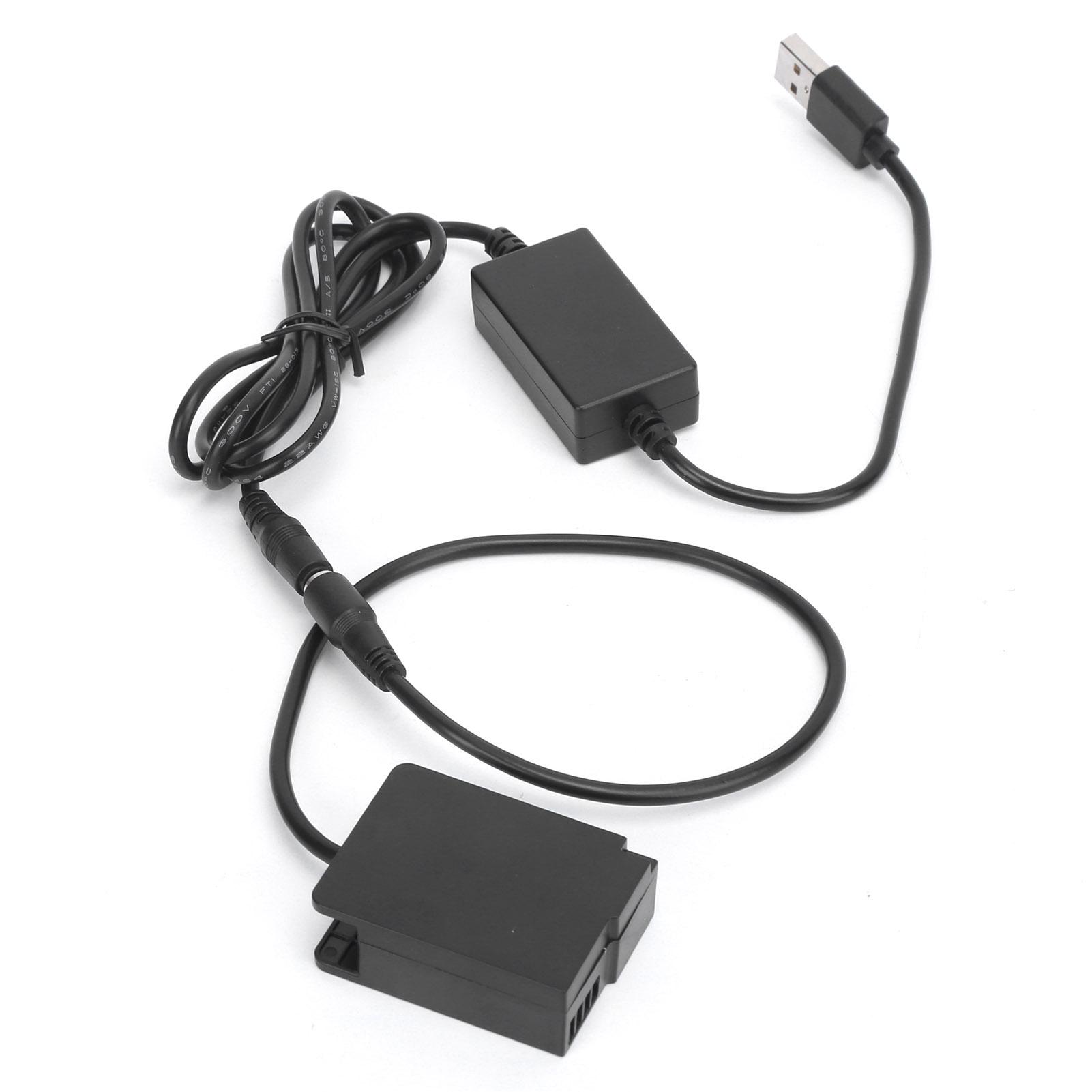 

USB to DMWDCC8 Full Decoding Dummy Battery for FZ200 FZ300 FZ1000 FZ2500 G5 G6 G7 G80 G85 GX8 for SIGMA Cameras