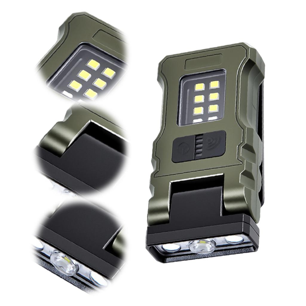 Charging Flashlight Rechargeable Small LED Torch with 9 Modes 180° Rotatable for Camping Hiking Emergency Workshop Repair
