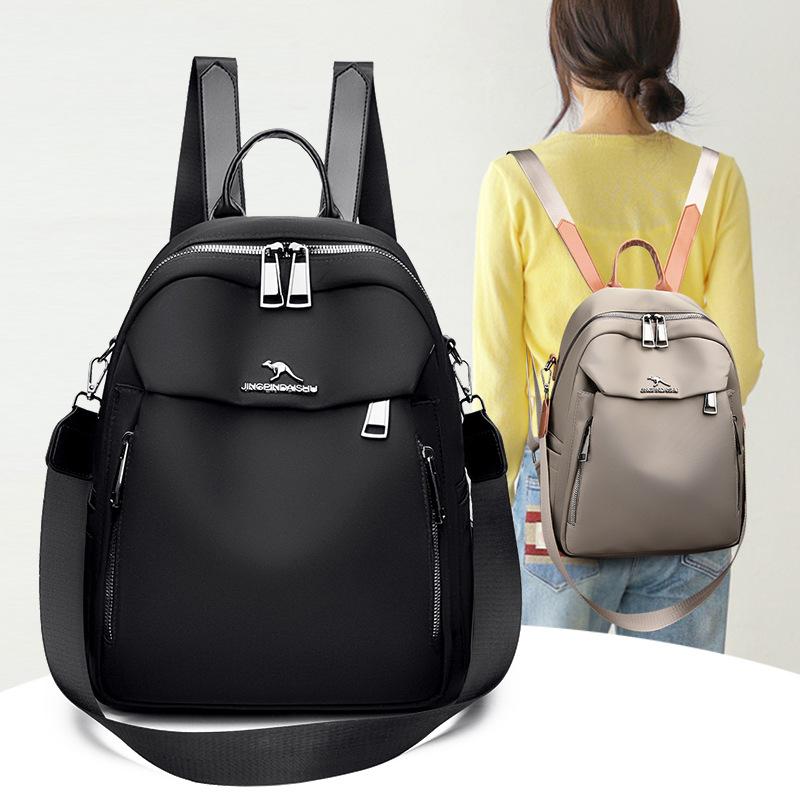 Schoolbag Oxford Cloth Backpack Women's 1011 New Waterproof Leisure Travel Commuter Backpack Women's Large-capacity Travel Bag