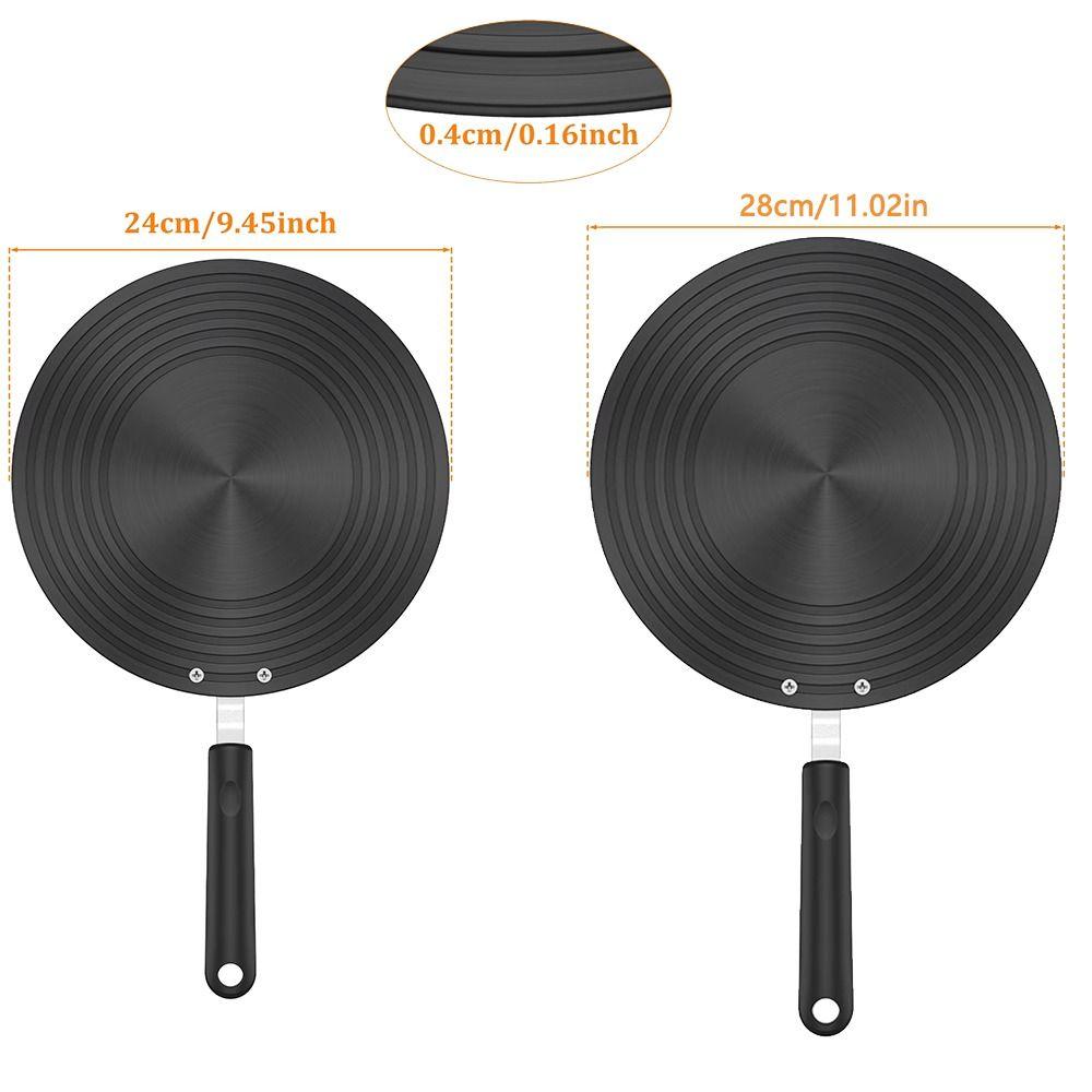 Aluminium Zinc Zinc Alloy Stove Heat Diffuser 24cm/28cm Thawing Tray Sturdy Heat Conduction Plate  Kitchen