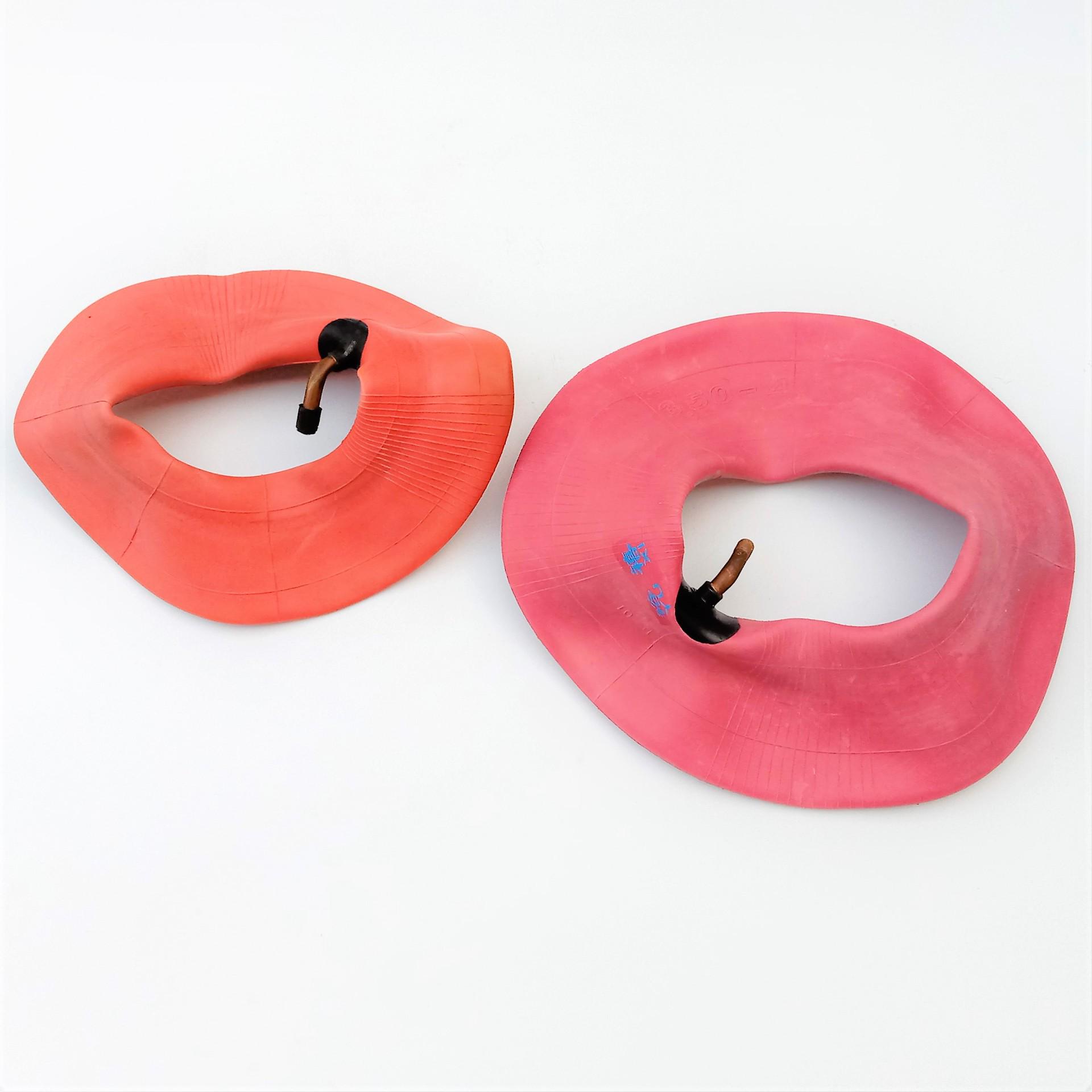 

Pneumatic Swivel Caster Wheel with Inner Tube, Red, 350-4/250-4 Red Pneumatic Inner Tube 250-4