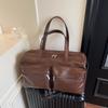 New Short-trip Luggage Bag Korean Version Casual Tote Bag Fashionable and Versatile Multi-pocket Large-capacity Bag