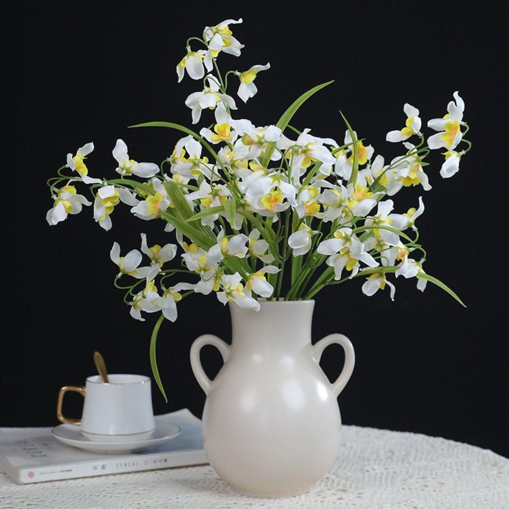1pcs Multi-functional 50cm Artificial Orchid Flower Branches Simulation Flowers Wedding Arrangement