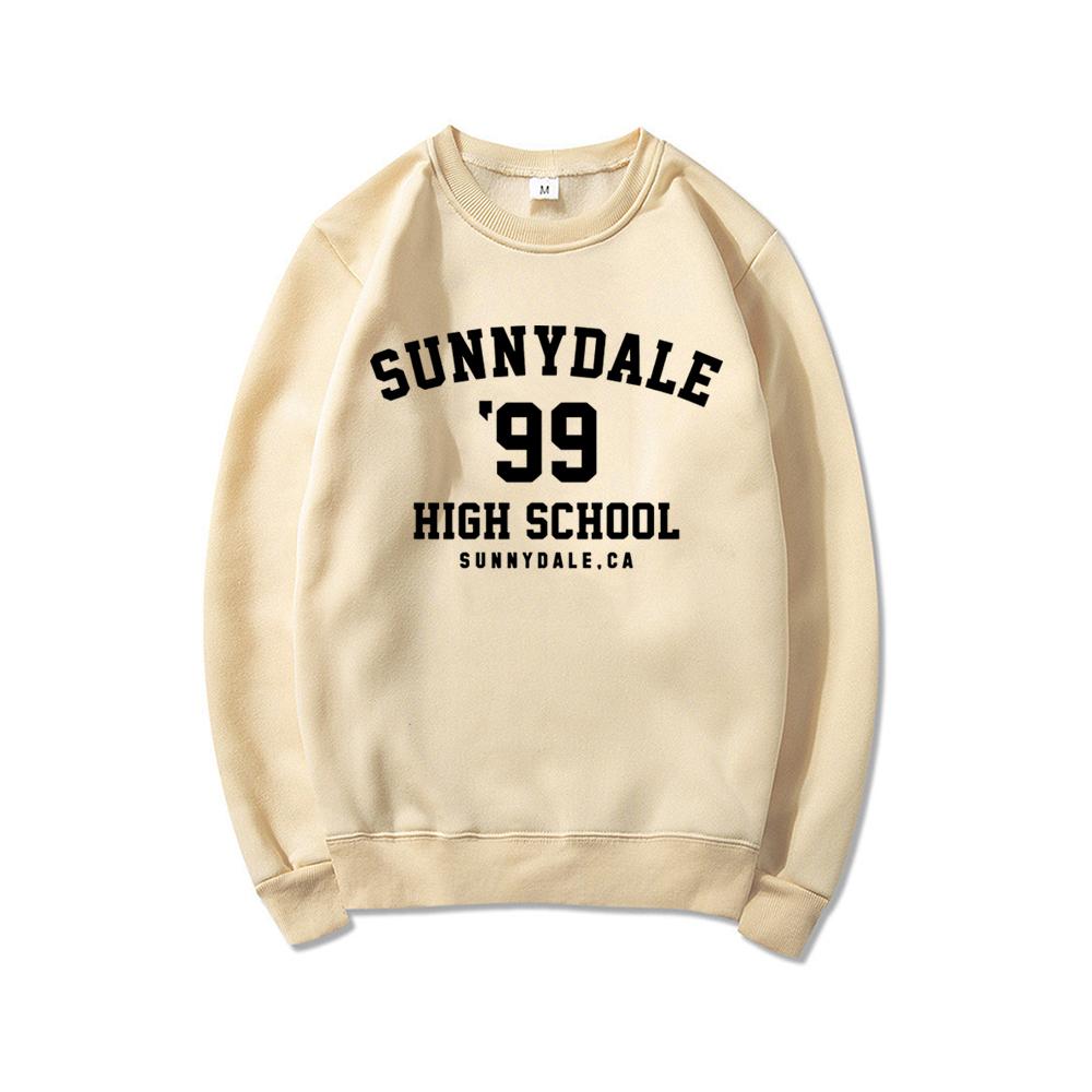 Sunnydale High School Unisex Sweatshirt Sunnydale Sweatshirt TV Show Inspired Hoodie Long Sleeve Crewneck Pullover Women Hoodies