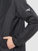 Mizuno Running and Track Wear Warmer Shirt with Quick Free Size M Zipper, Black, (U2ME2505)
