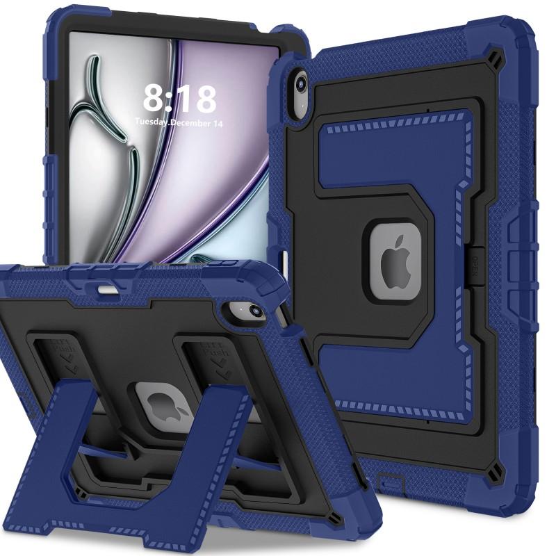 Silicone Foldable Stand Case IPad Air 13-inch 11-inch Shockproof Anti-Slip Heat Dissipation Multi-Color Options