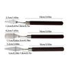 Oil Painting Spatula Palette Knife Convenient To Use with Sturdy Wood Handle Design Suitable for Mixing Spreading Scumbling