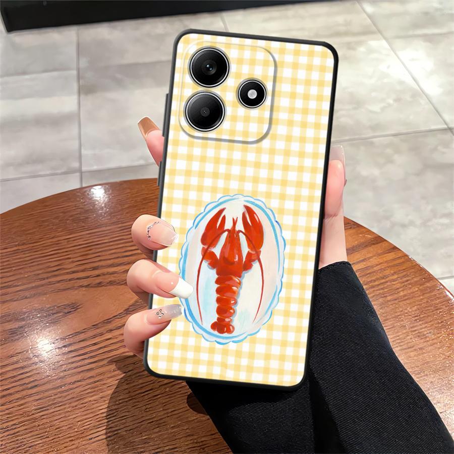 Case for Xiaomi Redmi Note 12S 11 13 12 Pro Plus 10 9 8 Pro 9s 11S 10S Soft Back Phone Cover Marine Animals