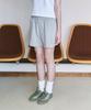 Ledeoli Embroidered Waffle Banding Shorts [Melange]
