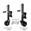 1500 Pounds Trailer Jack 6-inch Double Solid Guided Wheel Lift Trailer Legs Yacht Trailer RV Accessories with Bolt on Capacity