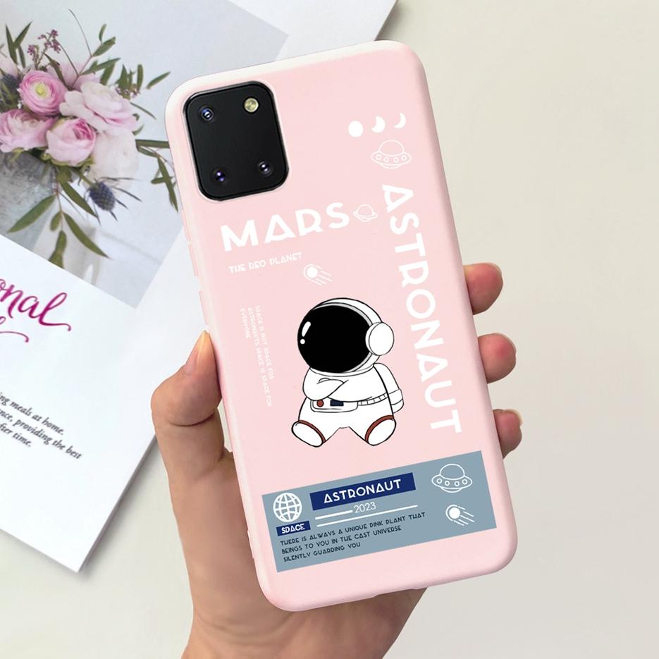 For Samsung Galaxy Note 10 Lite Case Cute Candy Painted Cover Soft TPU Phone Case For Samsung Note10 Lite Galaxy S10 Lite Bumper