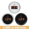 52MM Voltmeter 8-32 Volts Voltage Gauges Digital Volt Meter for 12V24V Universal Boat Marine Red LED Car Electronic Accessories