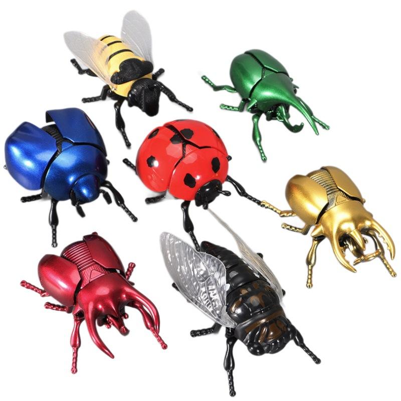 Simulated Wind-Up Insect Toy | Plastic Clockwork Bug | Kids Funny Prank Gift