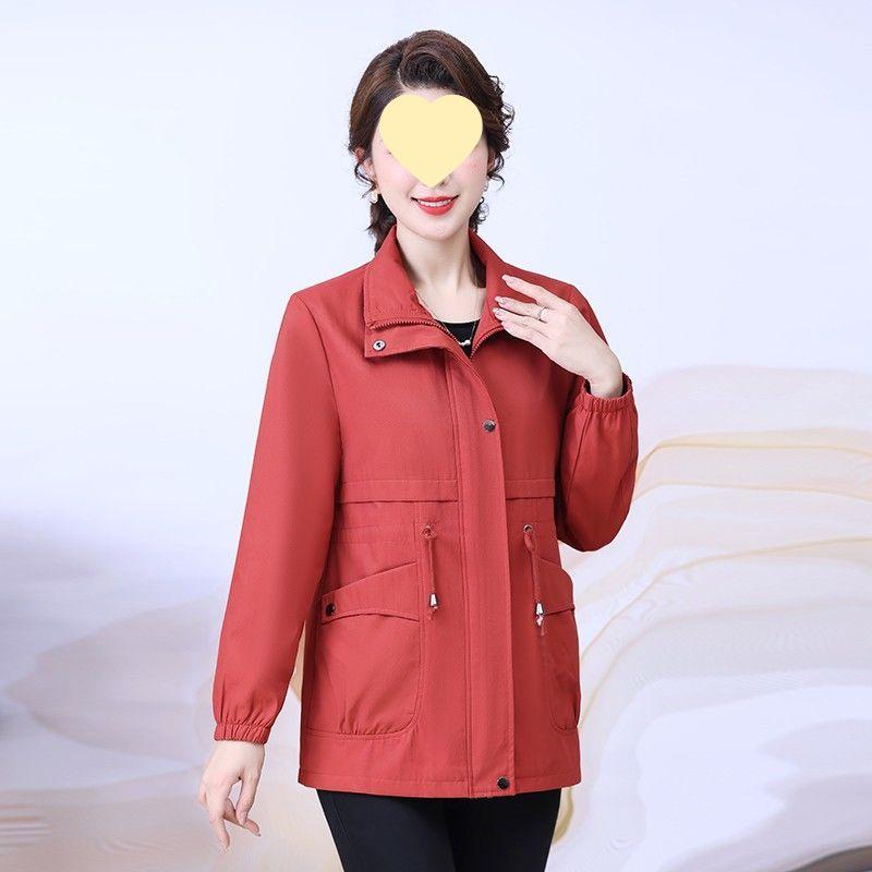 Trendiger Frühlings- und Herbst-Trenchcoat für zierliche und reife Frauen