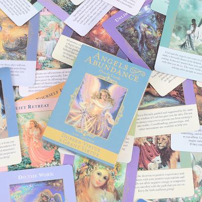 Angels Of Abundance Oracle Cards Tarot Card Party Prophecy Divination Board Game